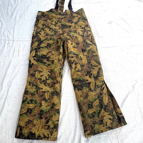 Gander Mountain Bib Pants Men M-XL Camo Leaf Waterfowl Hunting - Picture 5 of 14